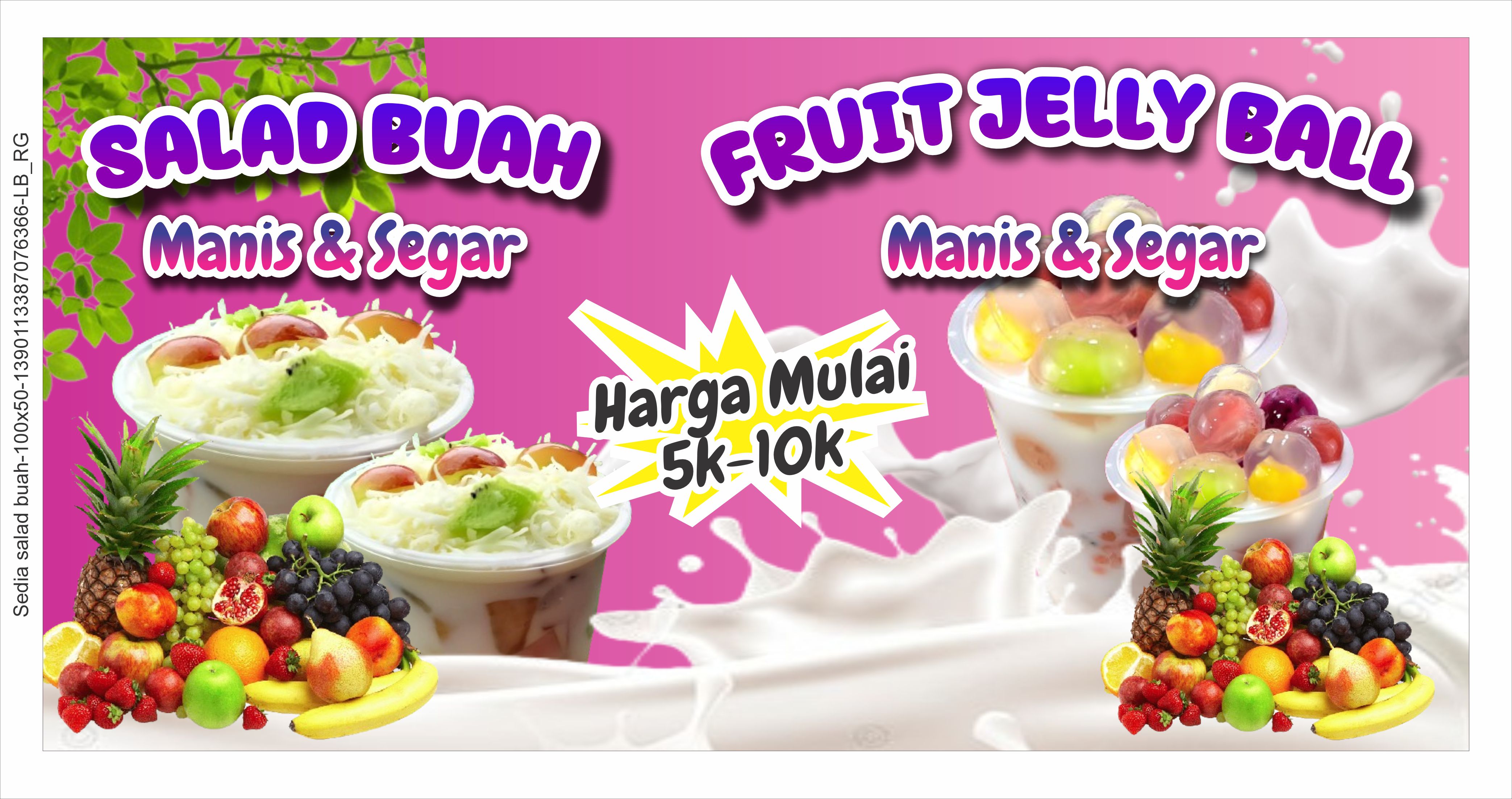 Spanduk Jualan Jelly Ball Bisa Custom Suka Suka Dan Gratis Desain