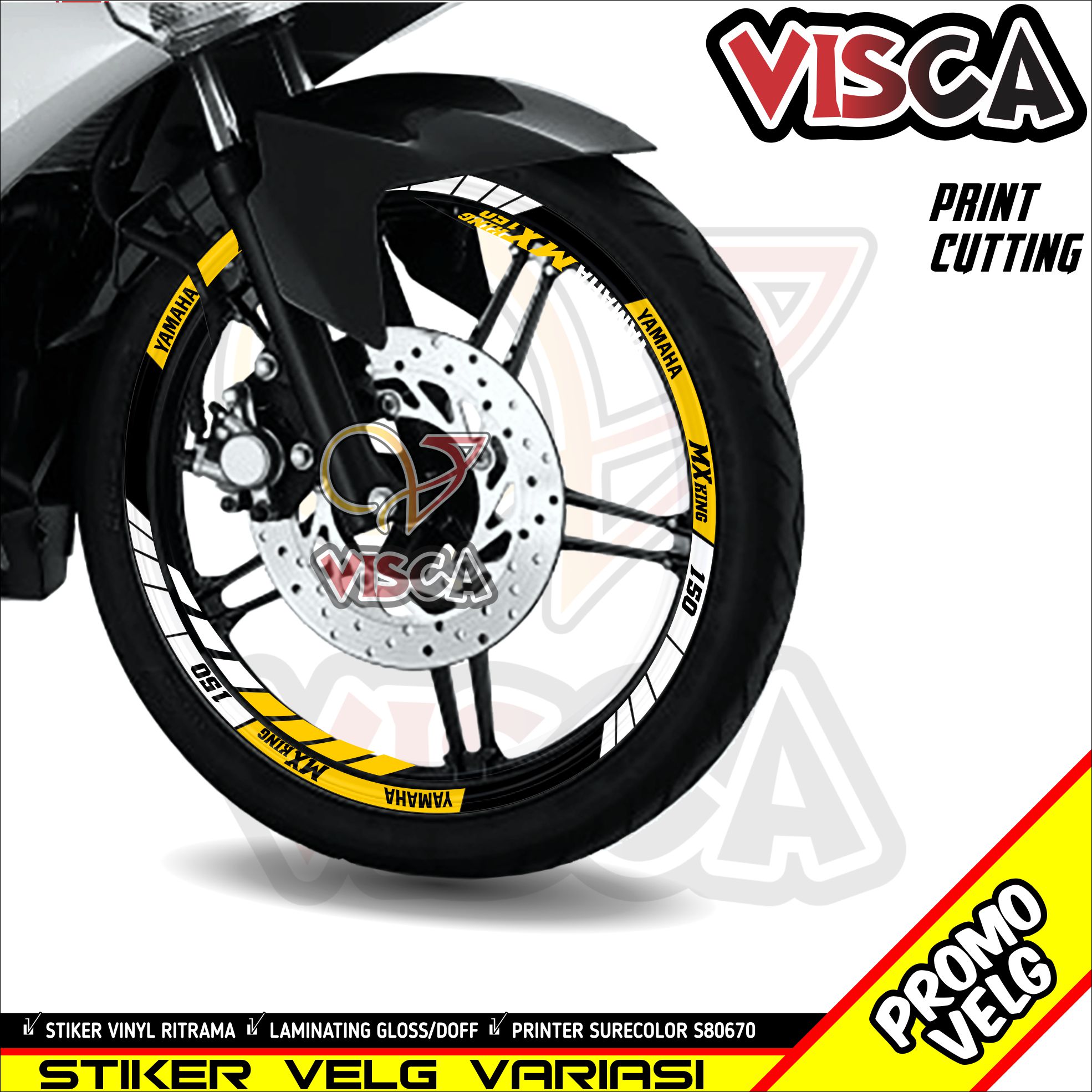 Stiker Velg List Velg Motor Cutting Sticker Velk Mx King 150 Type 2