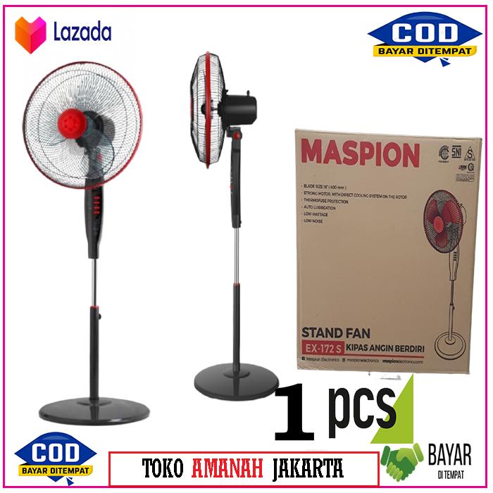 Maspion Kipas EX 172S Kipas Angin Stand Fan Berdiri Original Lazada