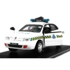 Skala 1:32 Proton Waja Polis Polisi Diraja Malaysia PDRM 209 Diecast Mobil (Putih)-Internasional
