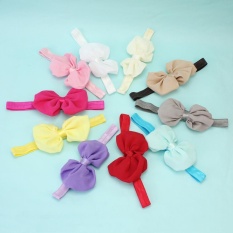 AC 10 Pcs Terbaru Bayi Gadis Bayi Balita Headband Bunga Headwear Hair Band-Intl