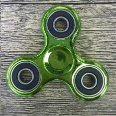 Aiueo Fidget Spinner Exotic Hand Toys Mainan Tri-Spinner EDC Focus Games - Hijau