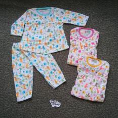 Baju Bayi Perempuan Piyama Baju Tidur Motif Animal Syifa