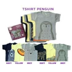 BAJU KAOS ANAK BAYI ISI 6 PCS / T-SHIRT KAZEL PENGUIN(FA016)