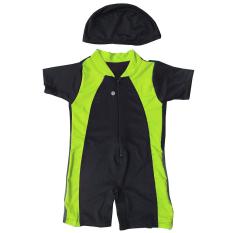 Baju Renang Bayi Unisex dengan Topi