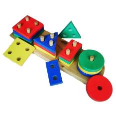 Basic Shape 4 Bentuk - Cocok untuk anak usia 2 tahun (+)