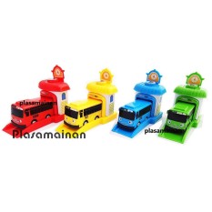 BB Mart 4 Pcs Tayo The Little Bus Garasi 333-002A