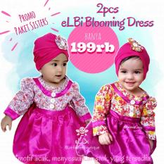 eLBi - Blooming Dress Baju Muslim Anak Balita / Gaun Pesta Bayi Muslimah by Little Bee Boutique