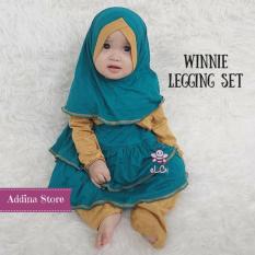 Elbi Winnie Legging Set / Baju Muslim Anak / Baju Muslim Anak Perempuan / Baju Balita / Baju Balita Perempuan / Baju Anak Balita