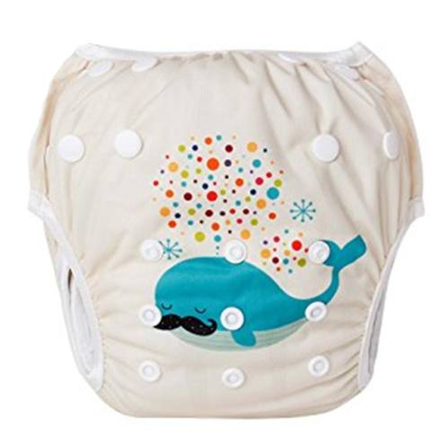 Kidlove Cartton Digital Printing Swimming Pants Washable Soft Cloth Diaper for Baby Infant from 7 to 33 Pounds Specification:YS - intl 5