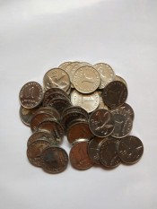 Uang kuno Koin rp1 atau 1 rupiah kinclong baru utk mahar