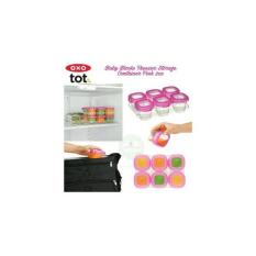 Oxo Tot Baby Blocks Freezer Storage Containers 2Oz - PINK