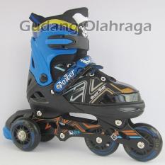 Sepatu Roda BAJAJ Ban KARET / Inline Skate PU Wheels Anak Dan Dewasa