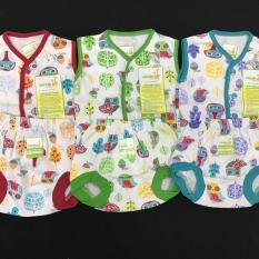 Setelan Baju Tidur/Piyama Kutung Velvet Junior Newborn