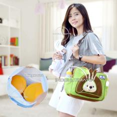 Tas Perlengakapan Bayi Kelinci Cintaka/Tas Diapers/susu/Tas bayi/Baby Diaper Bag BY 06 - Green