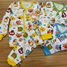 Velvet Junior Setelan Baju Tidur Panjang S M Owl/Kancing Depan Velvet