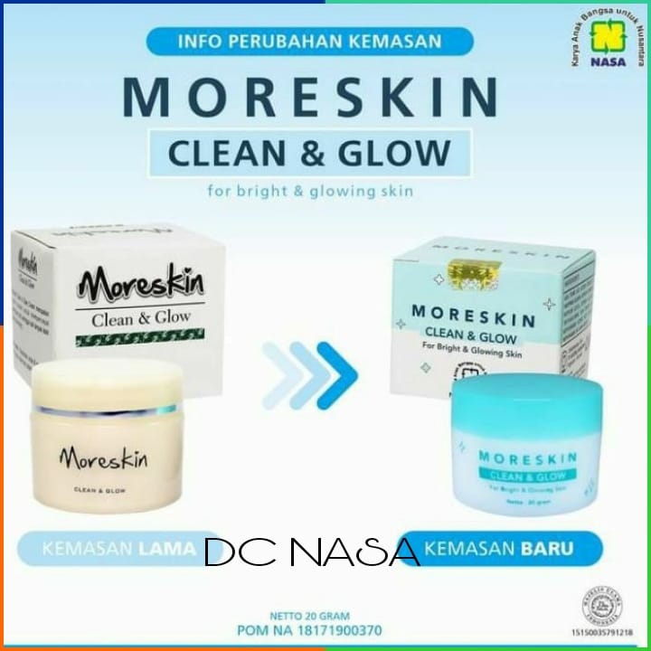 Moreskin Clean And Glow Moreskin Nasa Original Cream Glowing