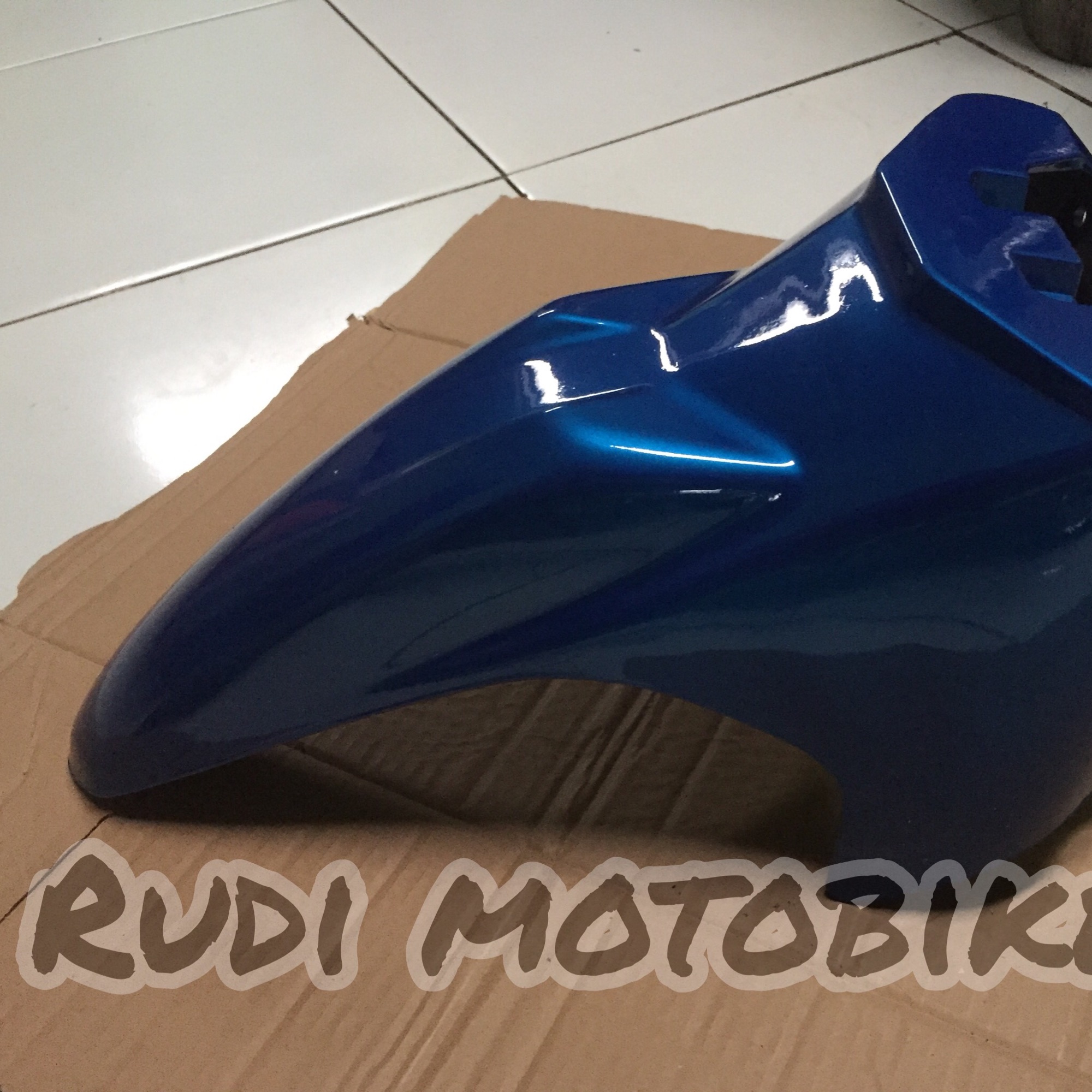 Spakbor Depan Bagian Depan Yamaha Jupiter Z Balok Robot Warna Biru