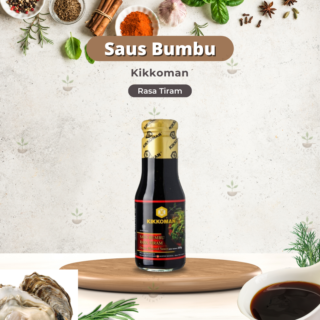 Kikkoman Oyster Flavour Sauce Saus Bumbu Rasa Tiram HALAL 300 Gram