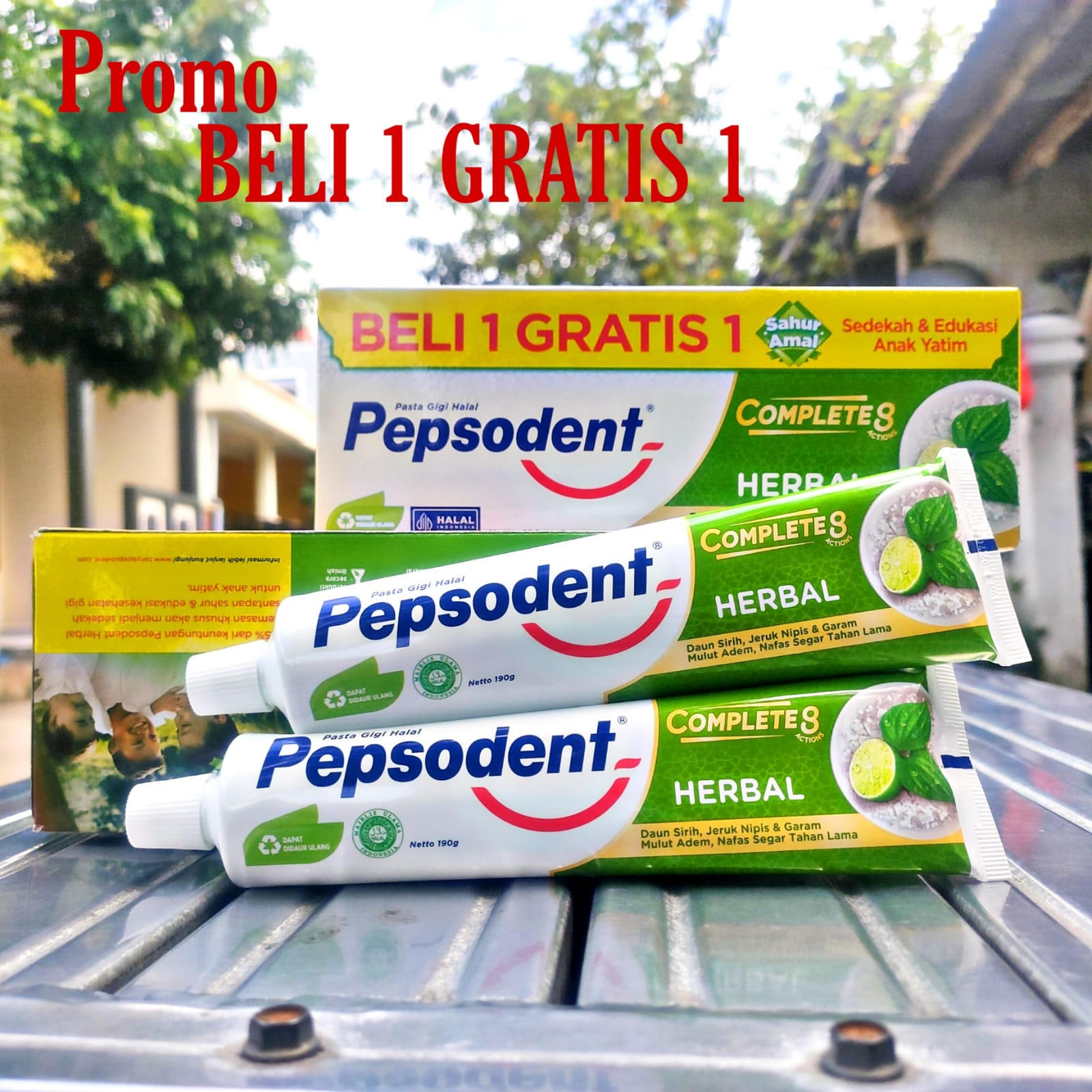 Pepsodent Herbal Gr Promo Beli Gratis Pasta Gigi Herbal