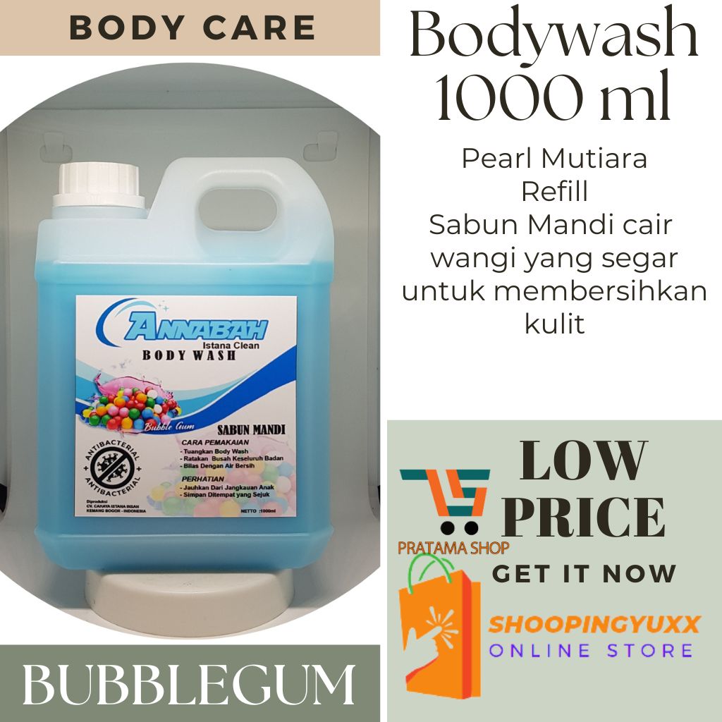 Sabun Mandi Cair Body Wash Body Soap Aroma Bunga Cocok Semua Jenis