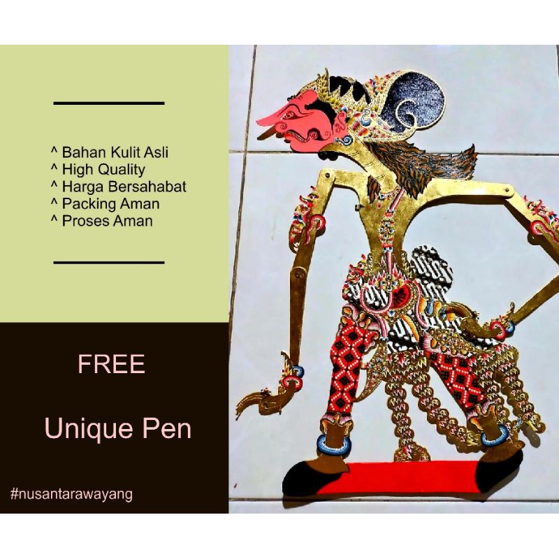 Wayang Kulit Kerbau Aswatama Alusan Standar Dalang Lazada Indonesia