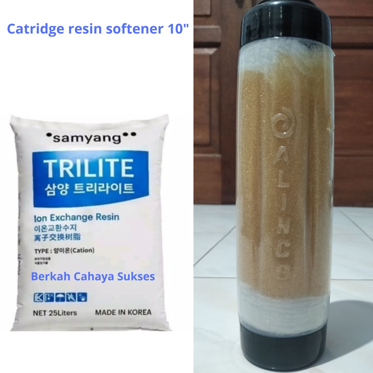 Catridge Resin Kation Softener Menghilangkan Zat Kapur 10inch Lazada