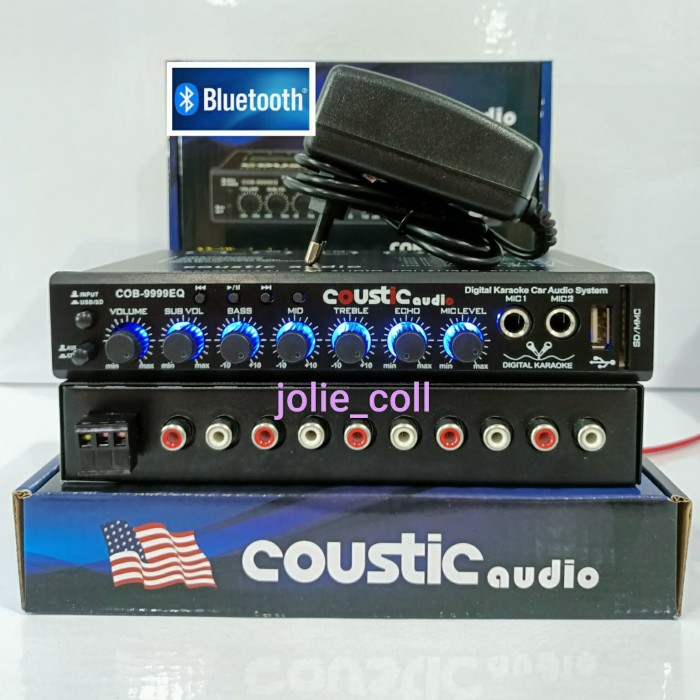 Bisa COD Parametrik Preamp Embassy EQ 888 Bluetooth Free Adaptor