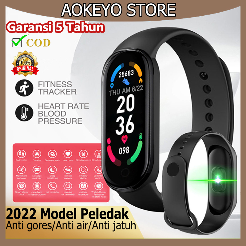 AOKEYO Smartwatch Bluetooth Smartband Fitness Tracker Colour Display