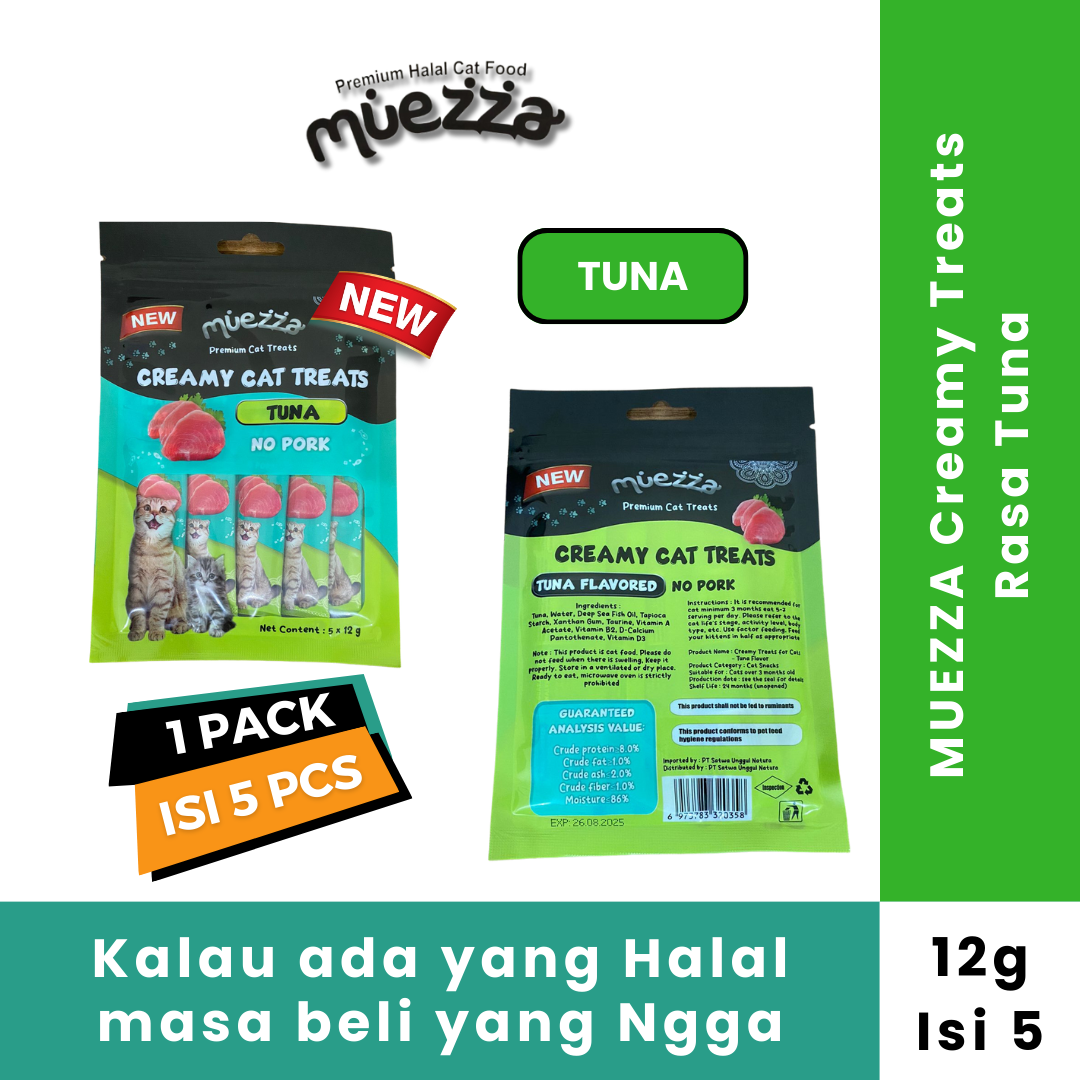 Muezza Snack Kucing Basah Creamy Treats Gr Isi Lazada Indonesia