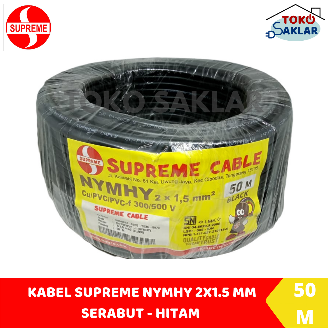 Kabel Supreme Nymhy X Kabel Serabut Nym Hy X Lazada Indonesia