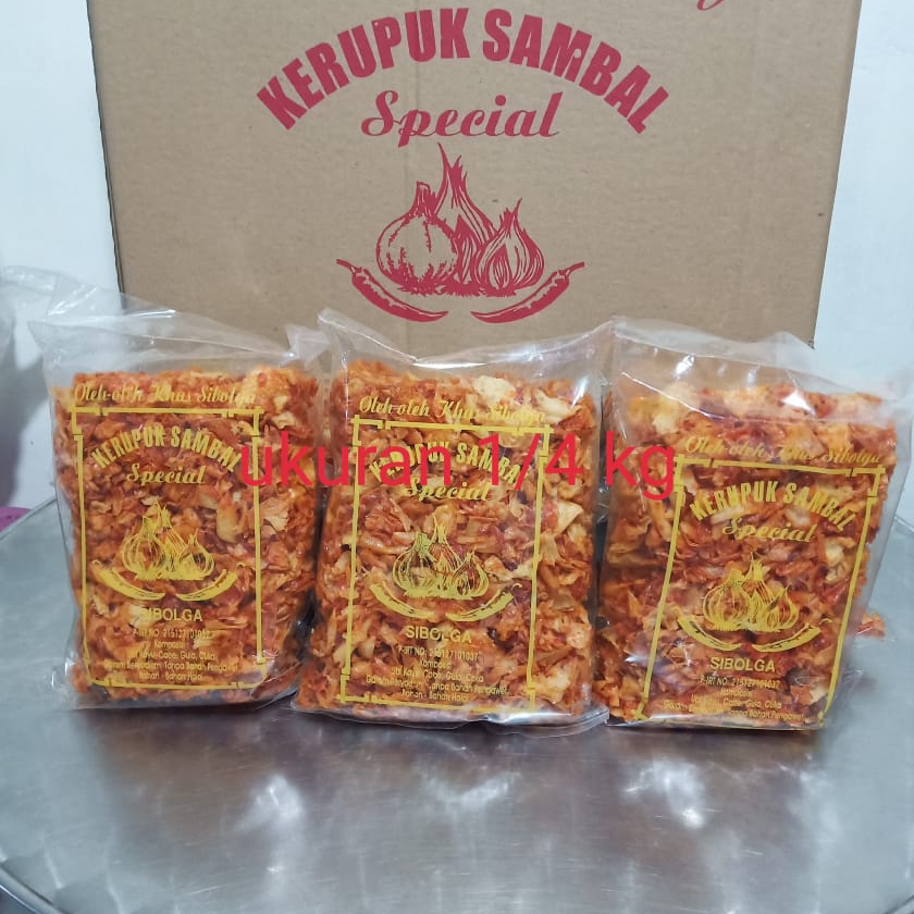 Keripik Sambal Sibolga Gram Bisa Cod Lazada Indonesia