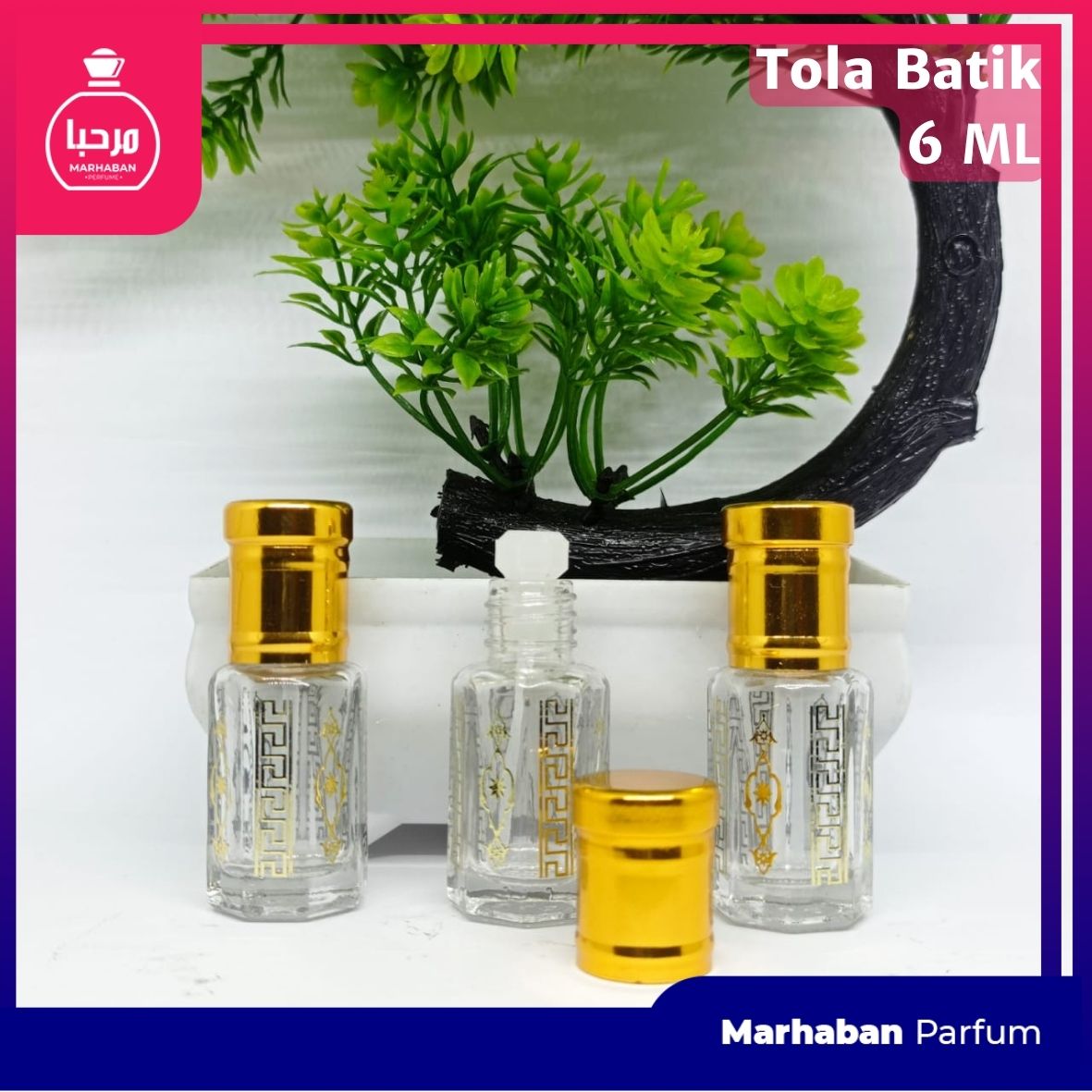 Botol Parfum Surati Tola Corak Batik Stick Ml Botol Parfum Botol