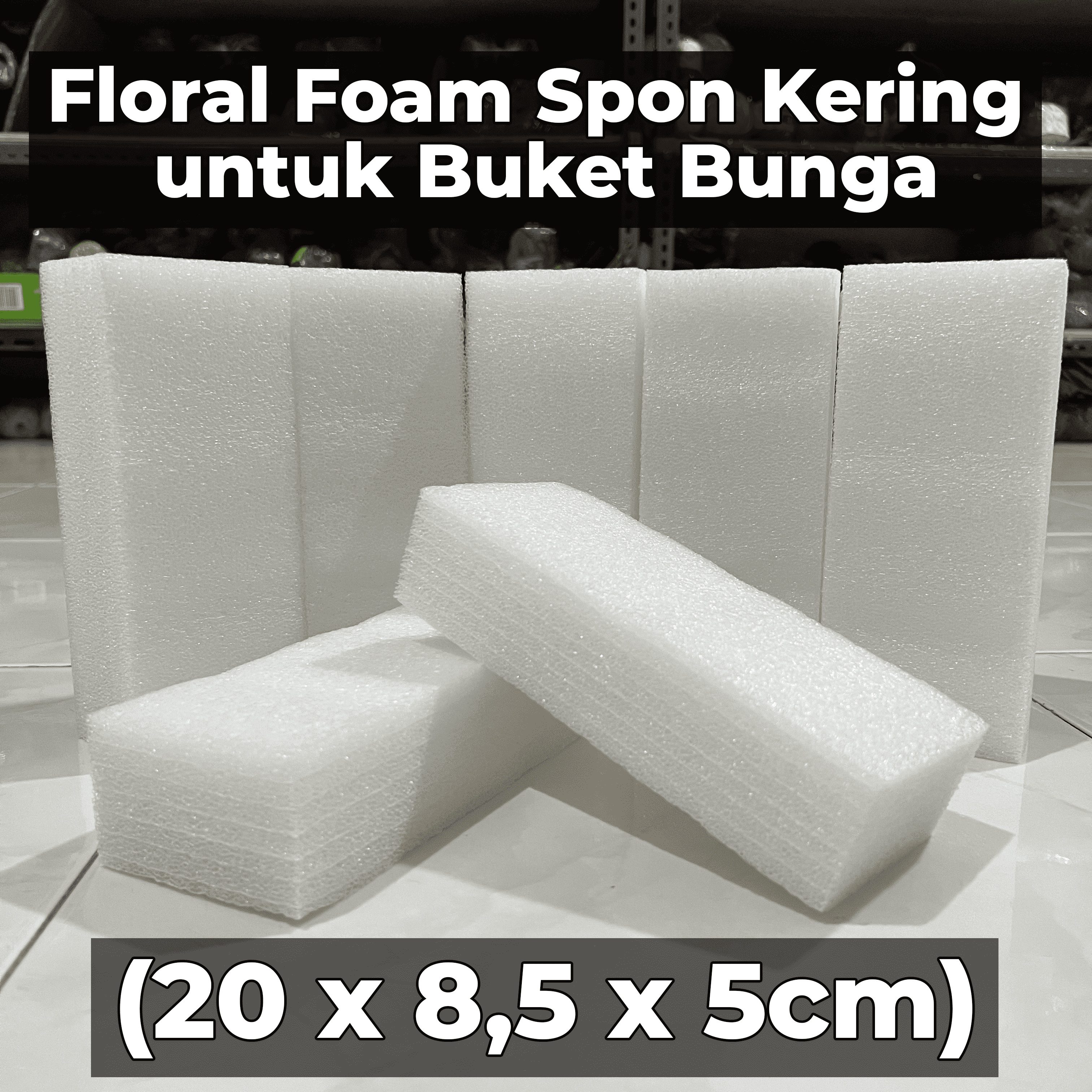 Floral Foam Spon Busa Untuk Buket Bunga X X Cm Gabus Untuk