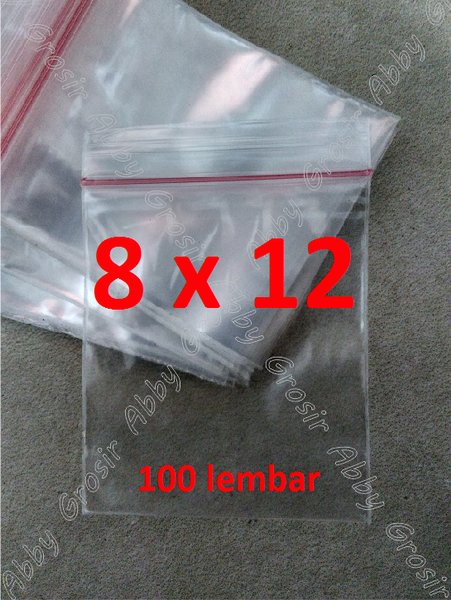 PLASTIK KLIP UKURAN 8X12 ISI 100 LEMBAR KLIP PLASTIK Lazada Indonesia