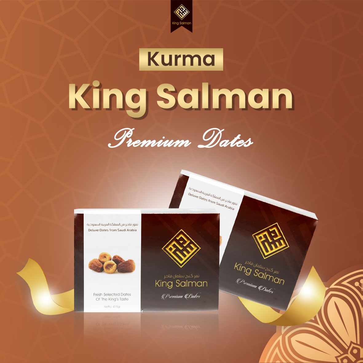 Kurma King Salman Vip Kurma Para Raja Premium Quality Kurma Ajwa Kurma