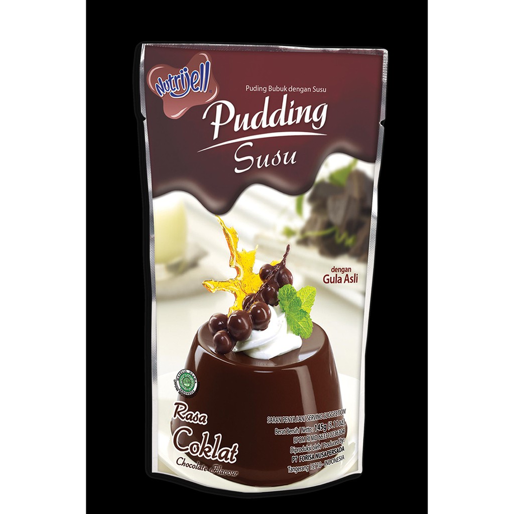 Nutrijell Pudding Susu Rasa Cokelat Gr Agar Nutrijel Puding Bubuk