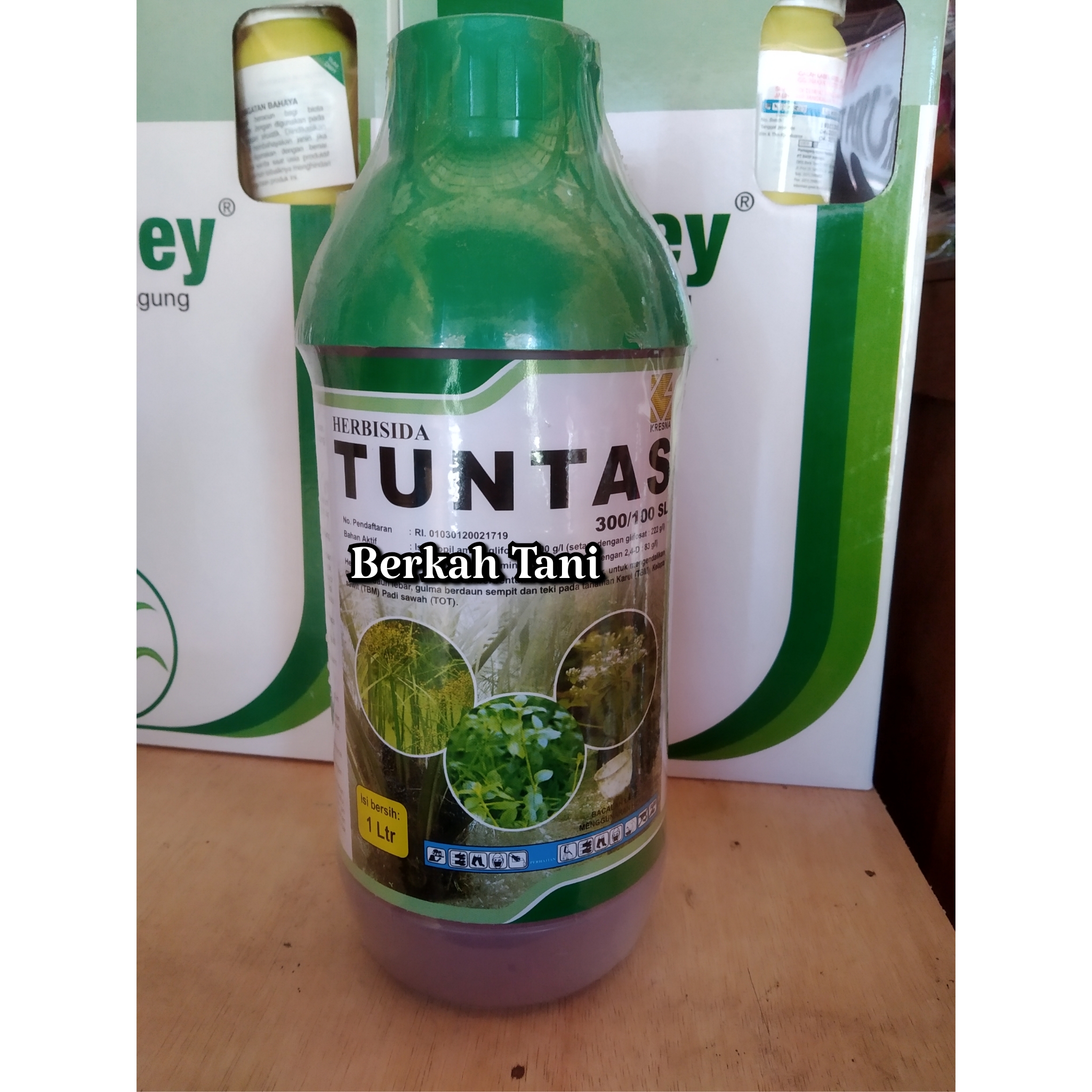 Herbisida Tuntas 100SL Kemasan 1 Liter Obat Pertanian Herbisida Tuntas