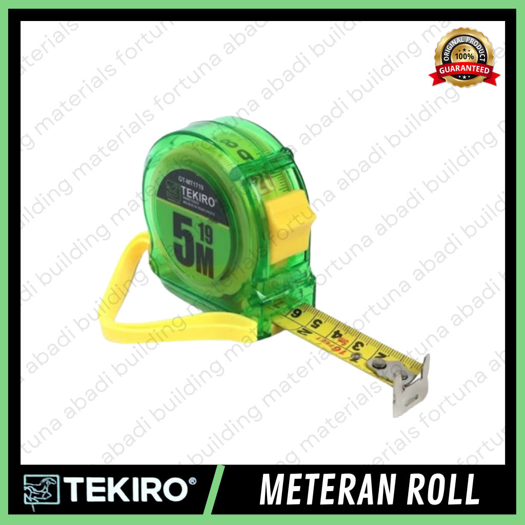 Meteran Roll Meter Tekiro Meteran Tukang Lazada Indonesia