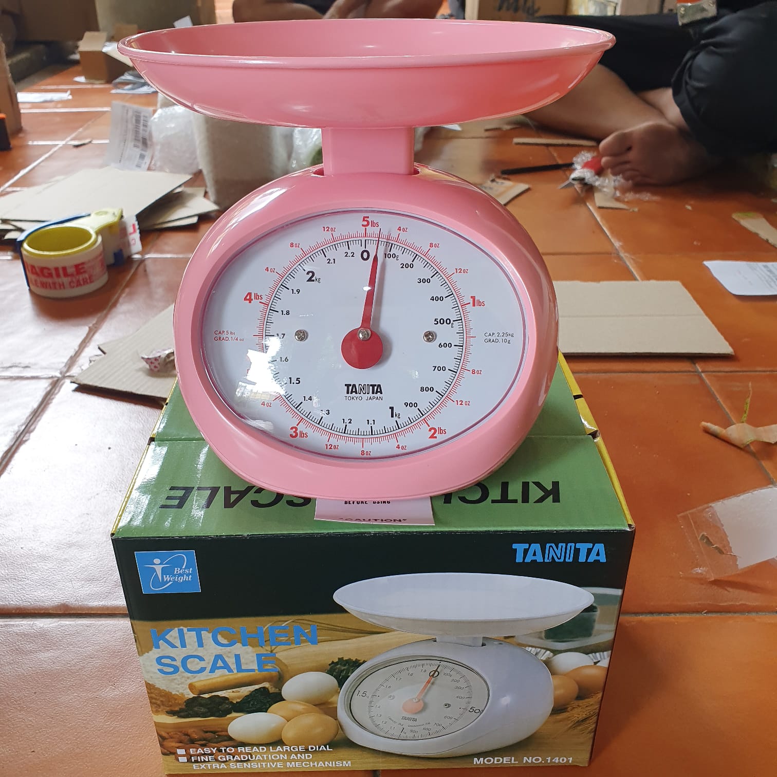 Timbangan Manual Analog Tanita Pink Timbangan Dapur Kue Kg