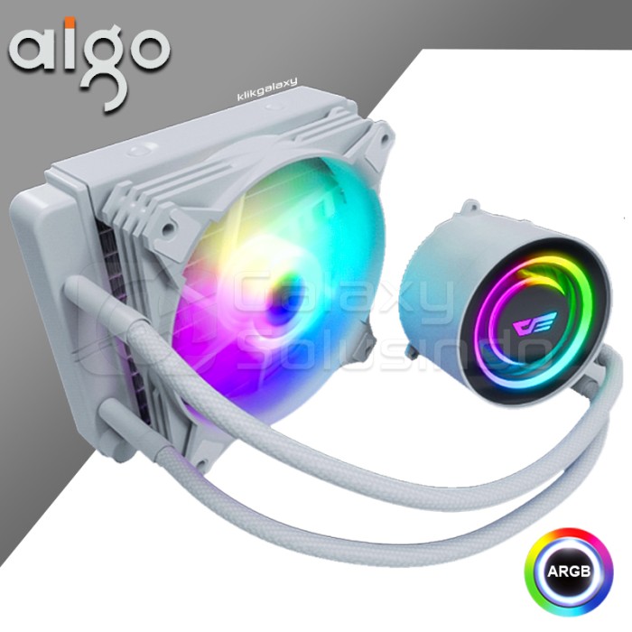 Aigo Darkflash Dx Twister Argb Aio Cpu Cooler White Lazada Indonesia