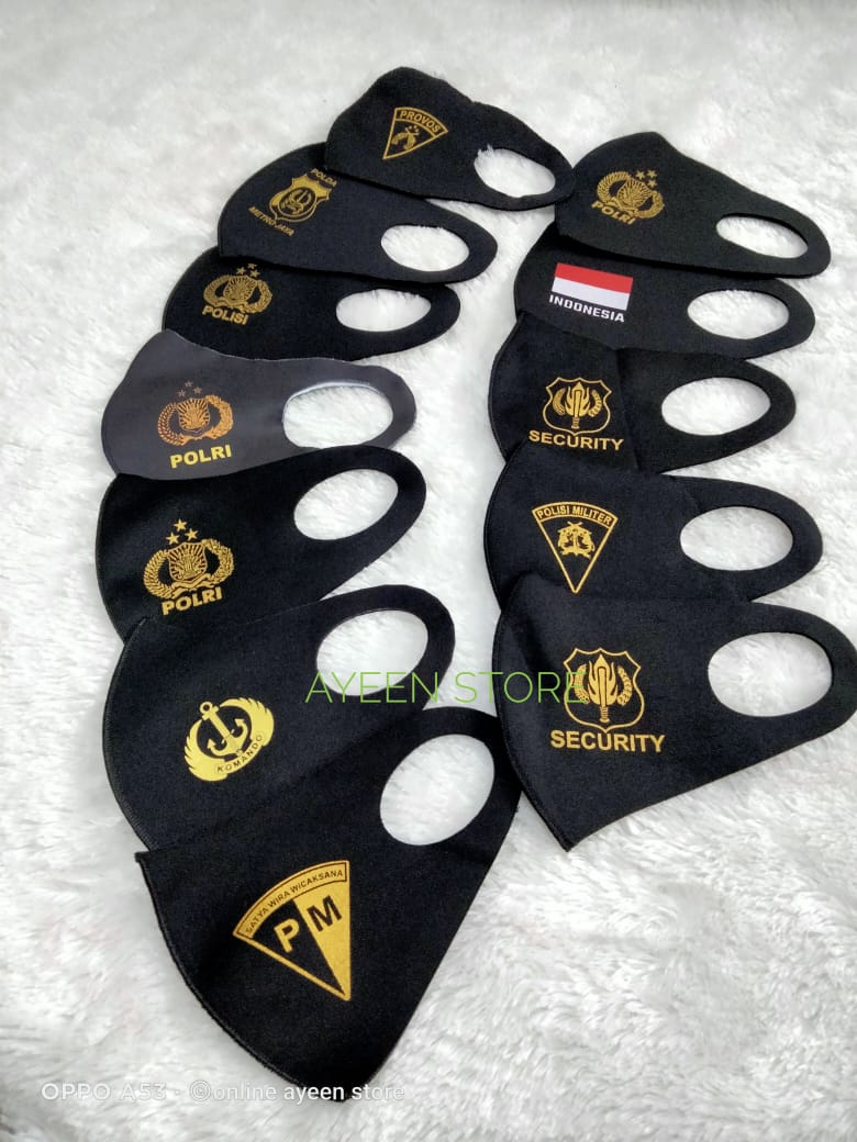 PROMO MASKER SCUBA DEWASA LOGO CAMPUR2 LOGO APARAT LOGO POLISI LOGO