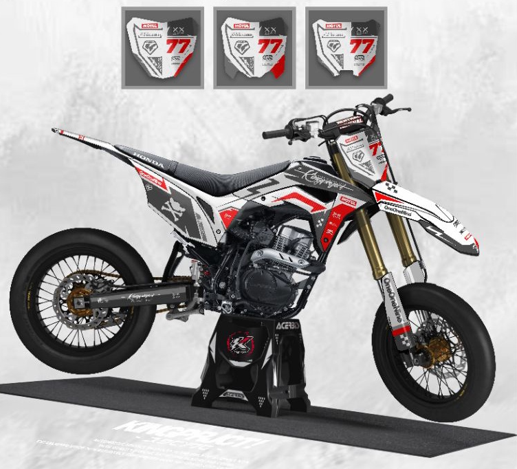 DECAL CRF 150 L SUPERMOTO FULL BODY Lazada Indonesia