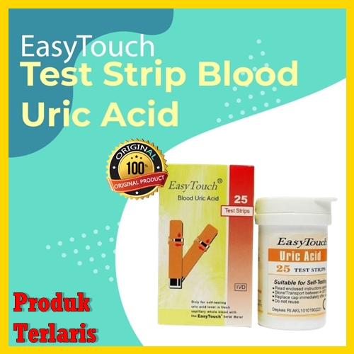 Promo Menarik Stik Asam Urat Easy Touch Isi 25 Check Test Darah