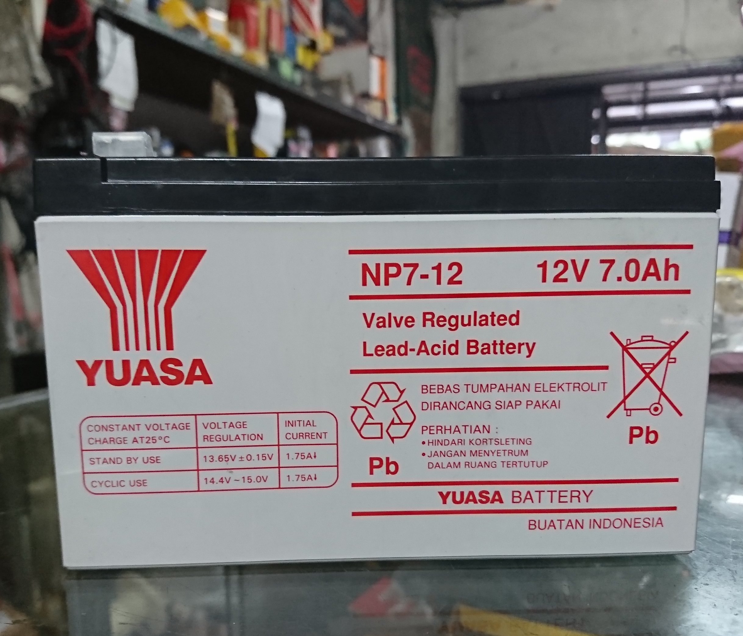 Yuasa Np V Ah Aki Kering Baterai Storage Ups Cpu Mainan Senter