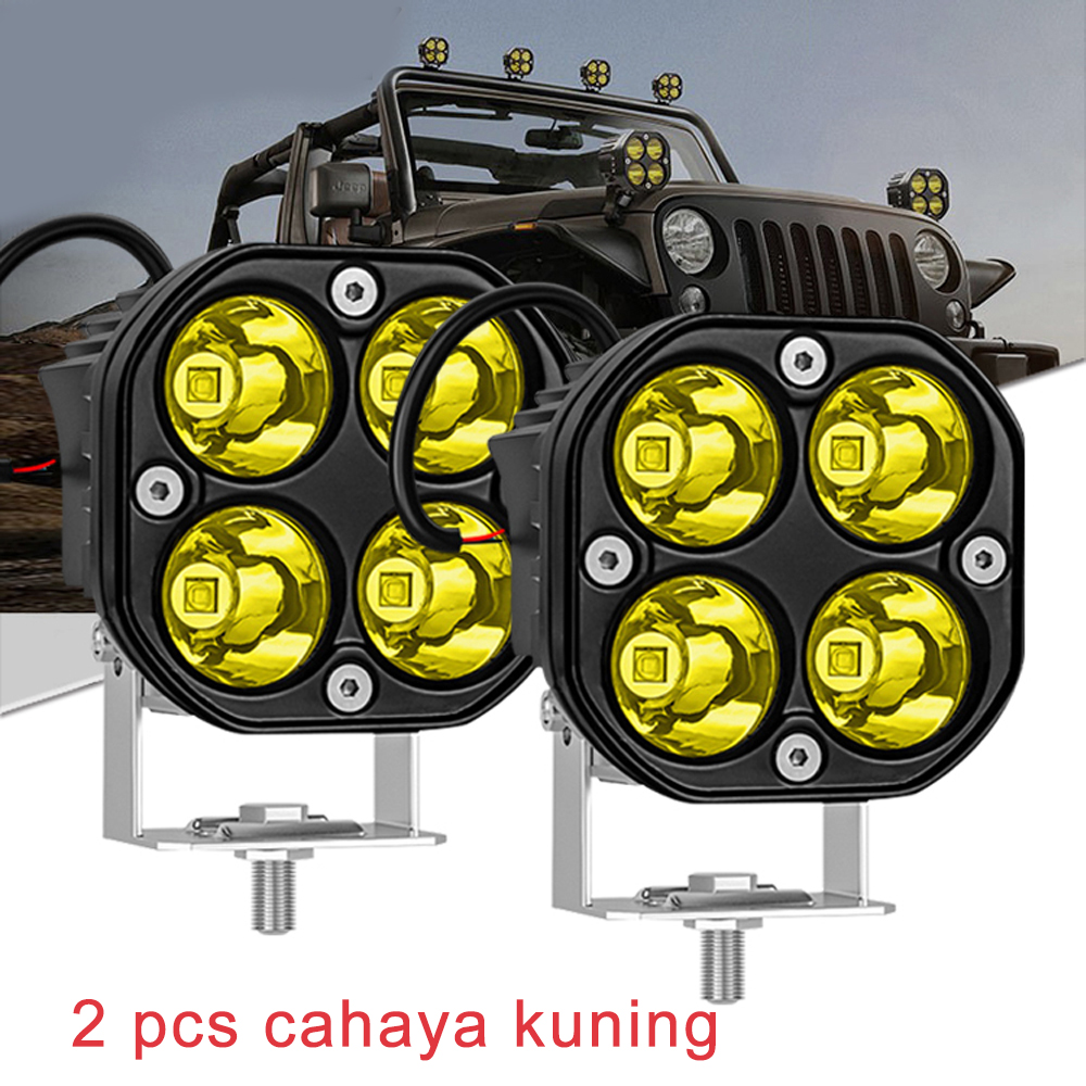 Lampu Sorot Tembak LED Bar CWL CREE 4 Titik Mata 40 Watt Mobil Motor