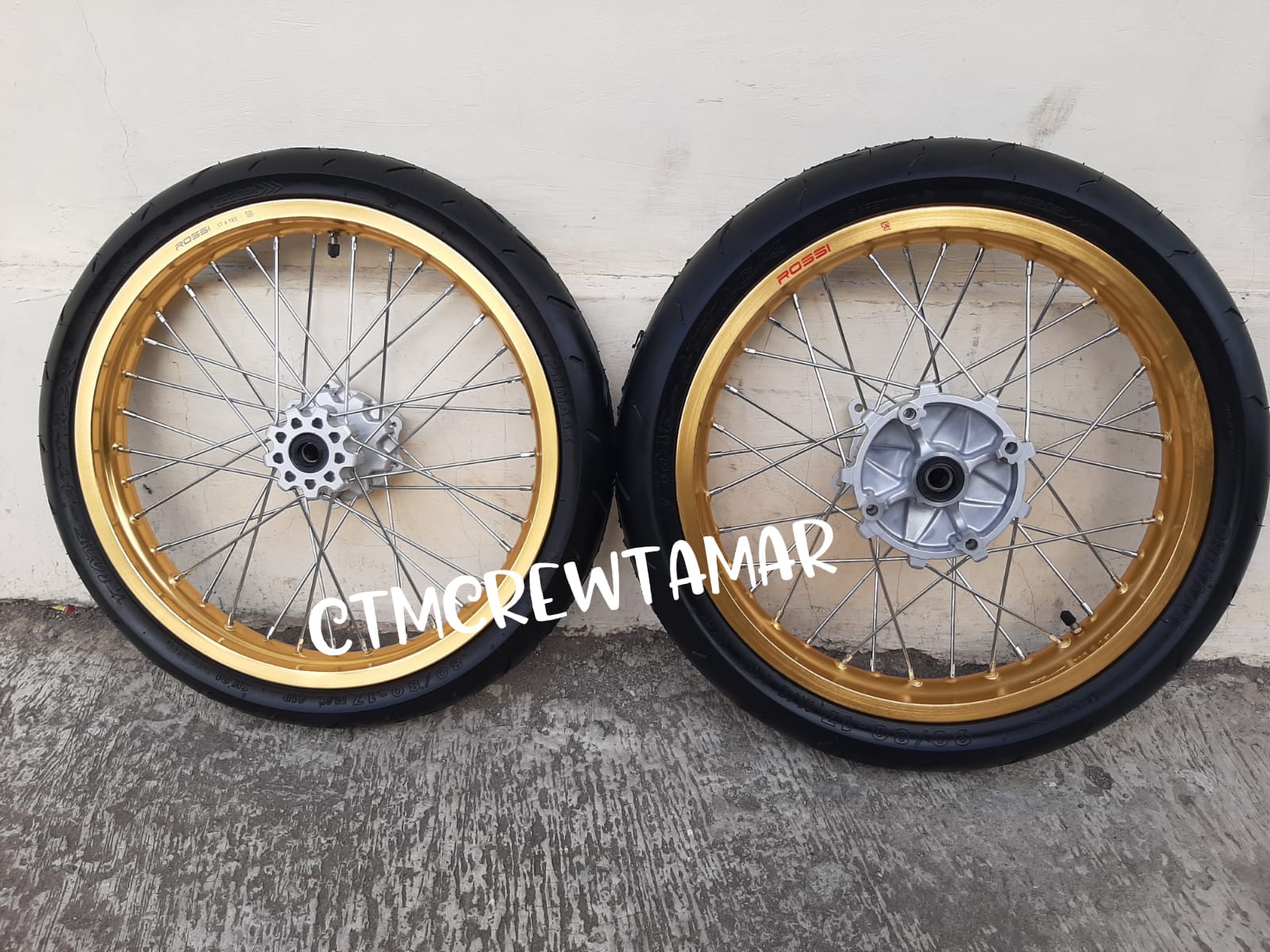 Sepaket Rakitan Velg Set Pnp Crf L Model Cacing Ready Ban Primaax Sk