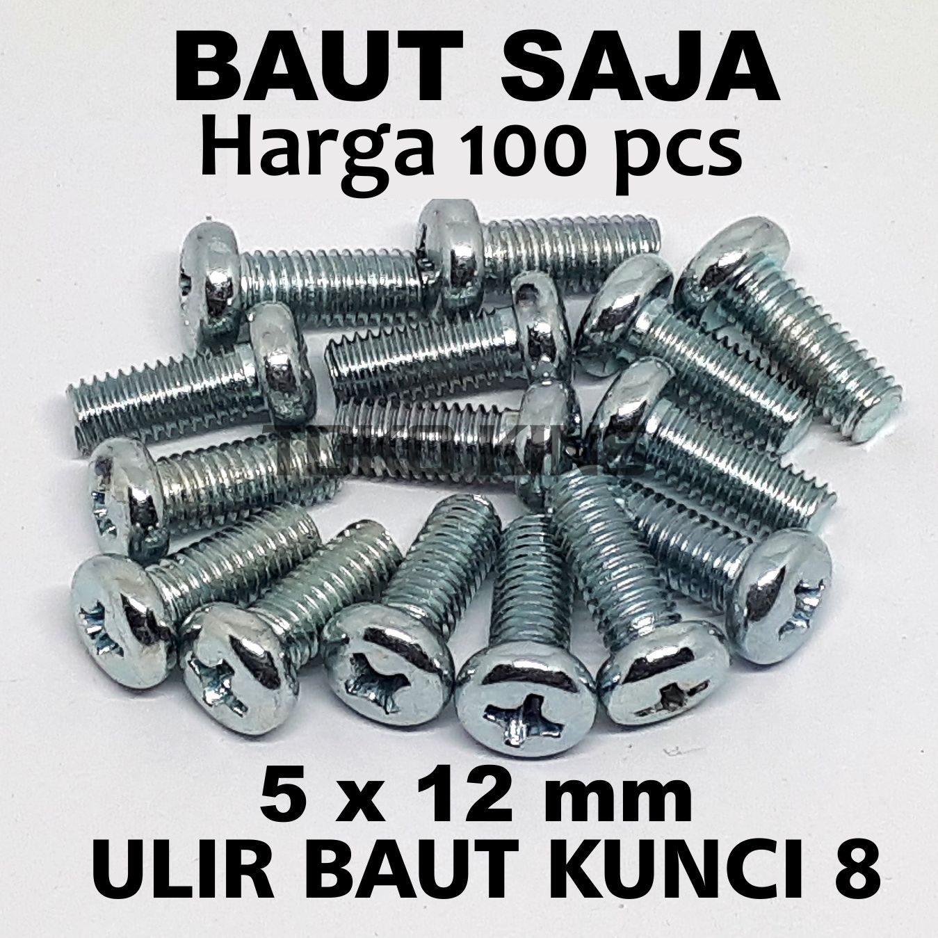 Jp M X Per Pcs Baut Kepala Obeng Plus Mm X Mm Lazada