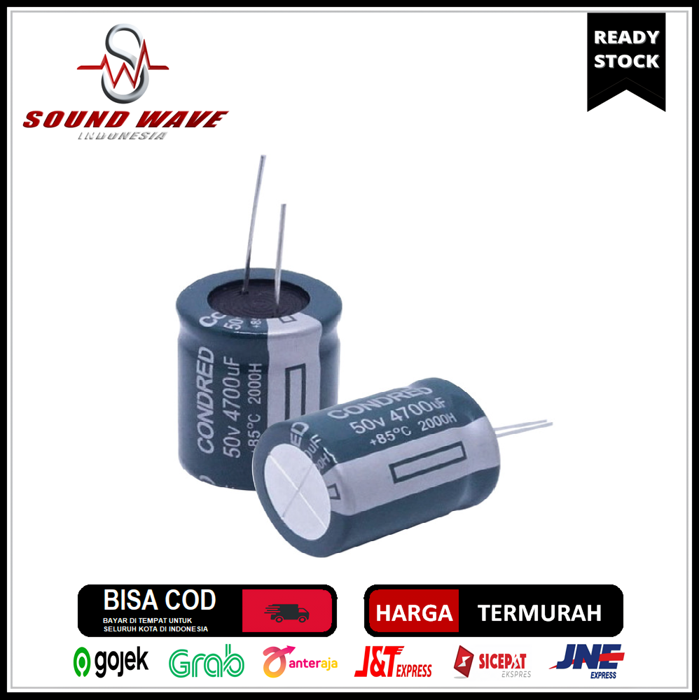 Elco Capacitor Uf V Condred Elko Kapasitor Conred Lazada Indonesia