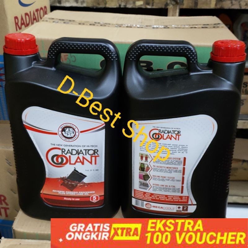 Megacool Radiator Coolant Air Radiator Merah Liter Lazada Indonesia